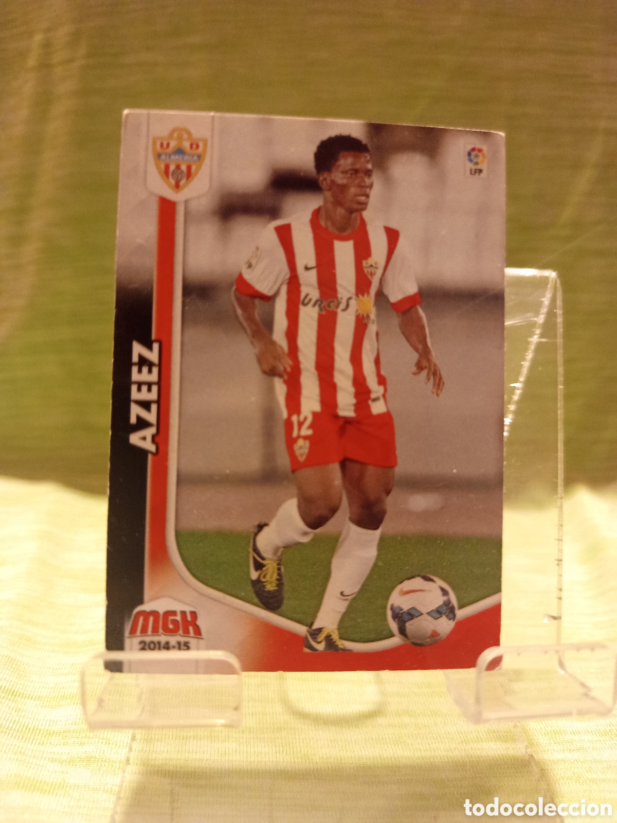 Cromos de F&uacute;tbol: ❇️ CROMO CARD AZEEZ ALMER&Iacute;A 10 MEGACRACKS 2014 2015 MGKS 14 15 ❇️