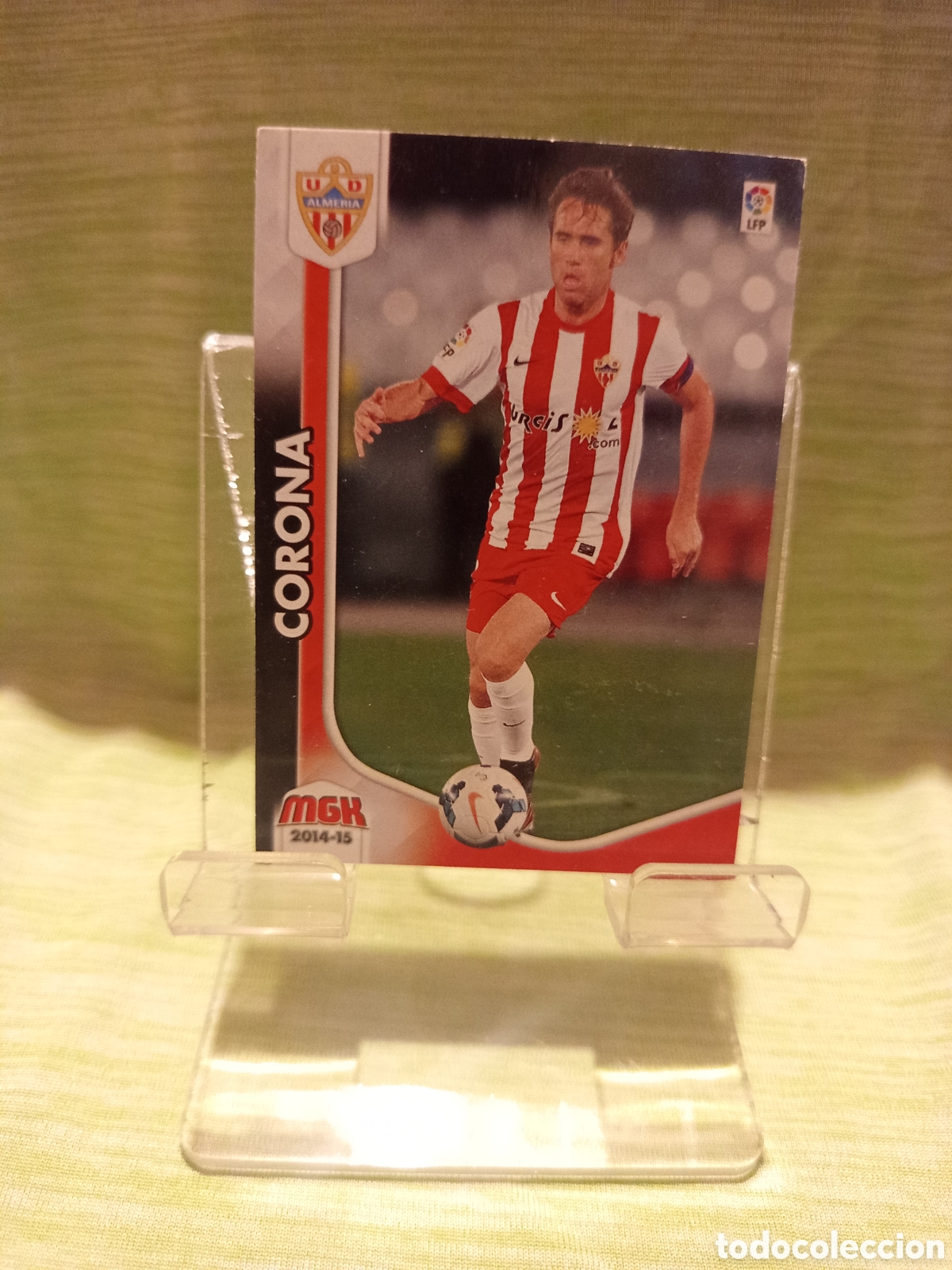 Cromos de F&uacute;tbol: ❇️ CROMO CARD CORONA ALMER&Iacute;A 12 MEGACRACKS 2014 2015 MGKS 14 15 ❇️