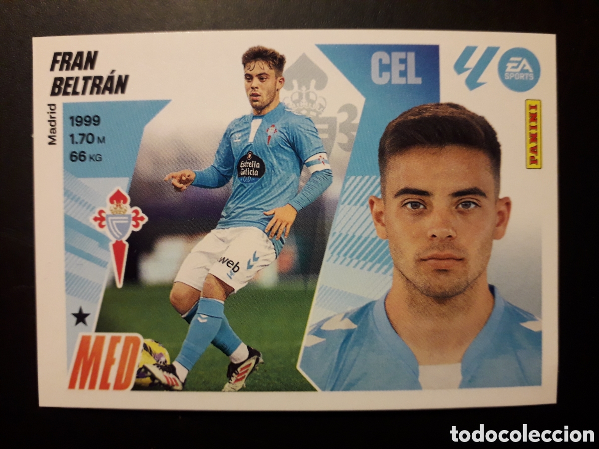 Cromos de F&uacute;tbol: FRAN BERTR&Aacute;N CELTA DE VIGO N&deg; 11 ED ESTE 2025 2026 25 26 SIN PEGAR PEDIDO M&Iacute;NIMO 3&euro;