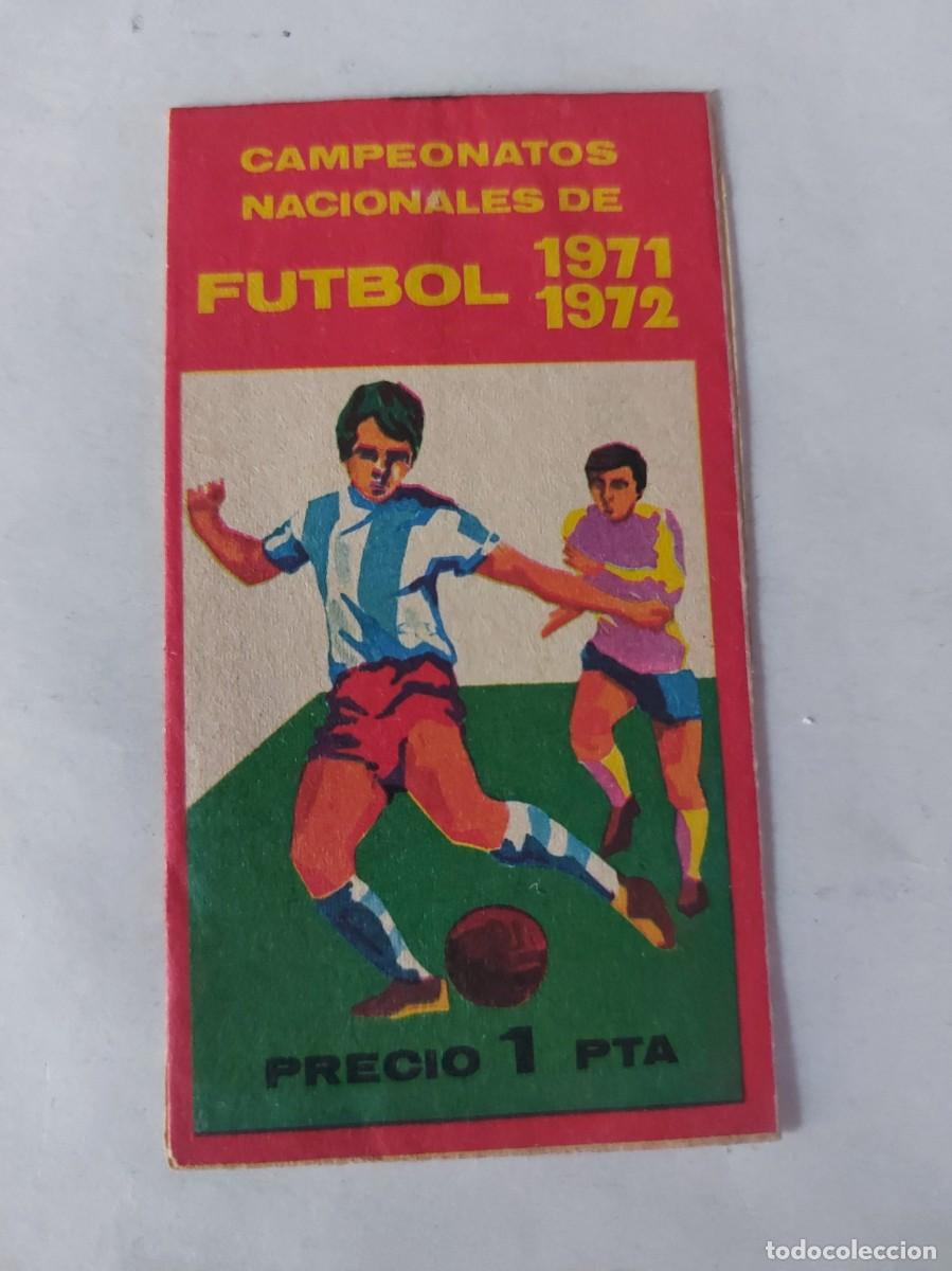 Cromos de f&uacute;tbol: Sobre de cromos sin abrir futbol 71 72