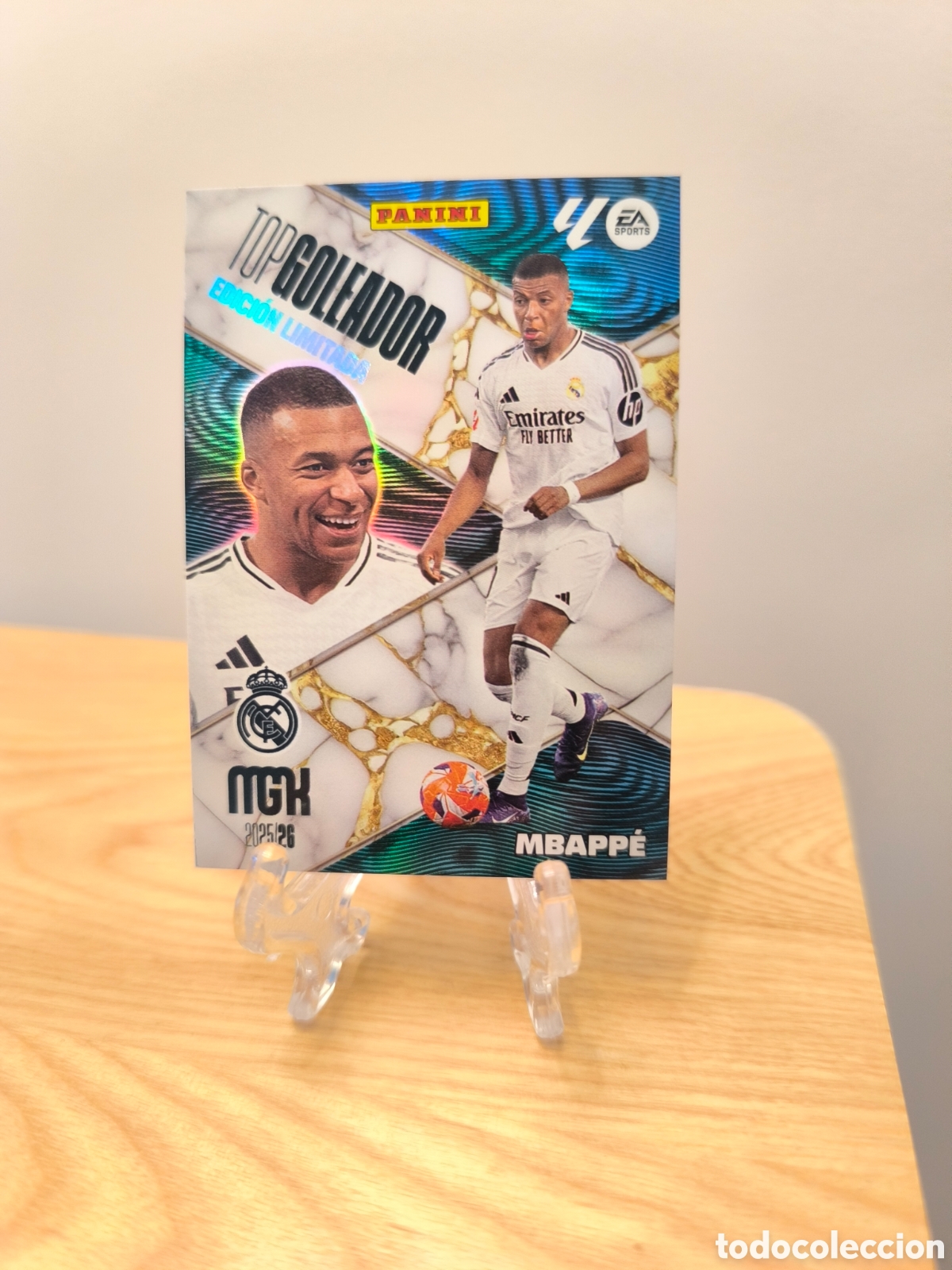 Cromos de F&uacute;tbol: Kylian Mbappe TOP GOLEADOR Edicion limitada