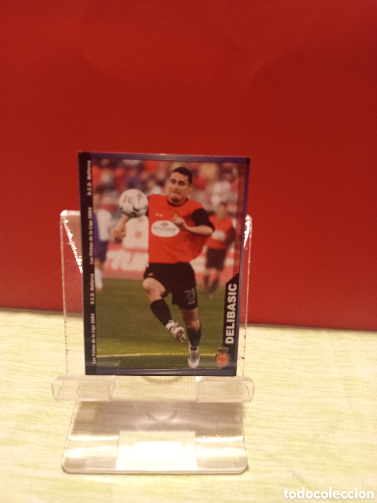 Cromos de F&uacute;tbol: ❇️ CROMO CARD ⚽ DELIBASIC MALLORCA FICHAS LIGA 2004 2003 2004 MUNDICROMO MC SPORT ❇️