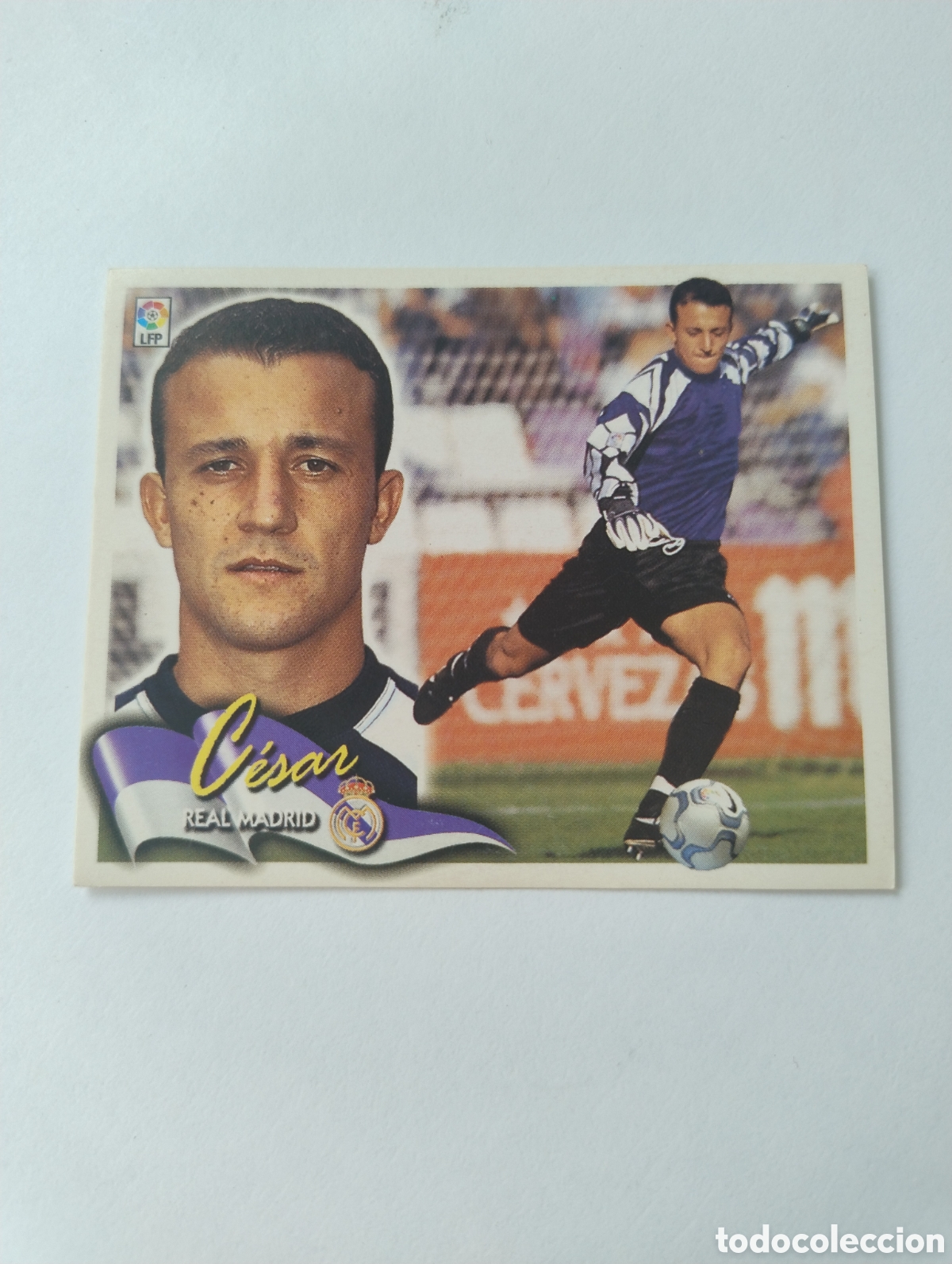 Cromos de f&uacute;tbol: Cesar - Real Madrid - Liga Este 2000 - 2001 - Foto 1