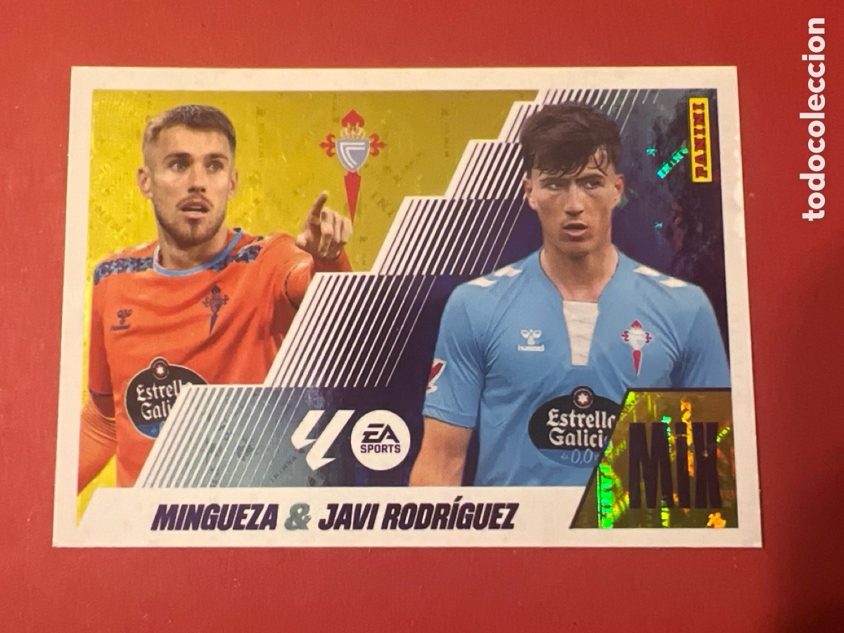 Figurine di Calcio: C2789. MINGUEZA - JAVI RODR&Iacute;GUEZ - NUMERO 18 - CELTA - MIX - CROMO LIGA ESTE 25-26 -2025-2026 PANINI
