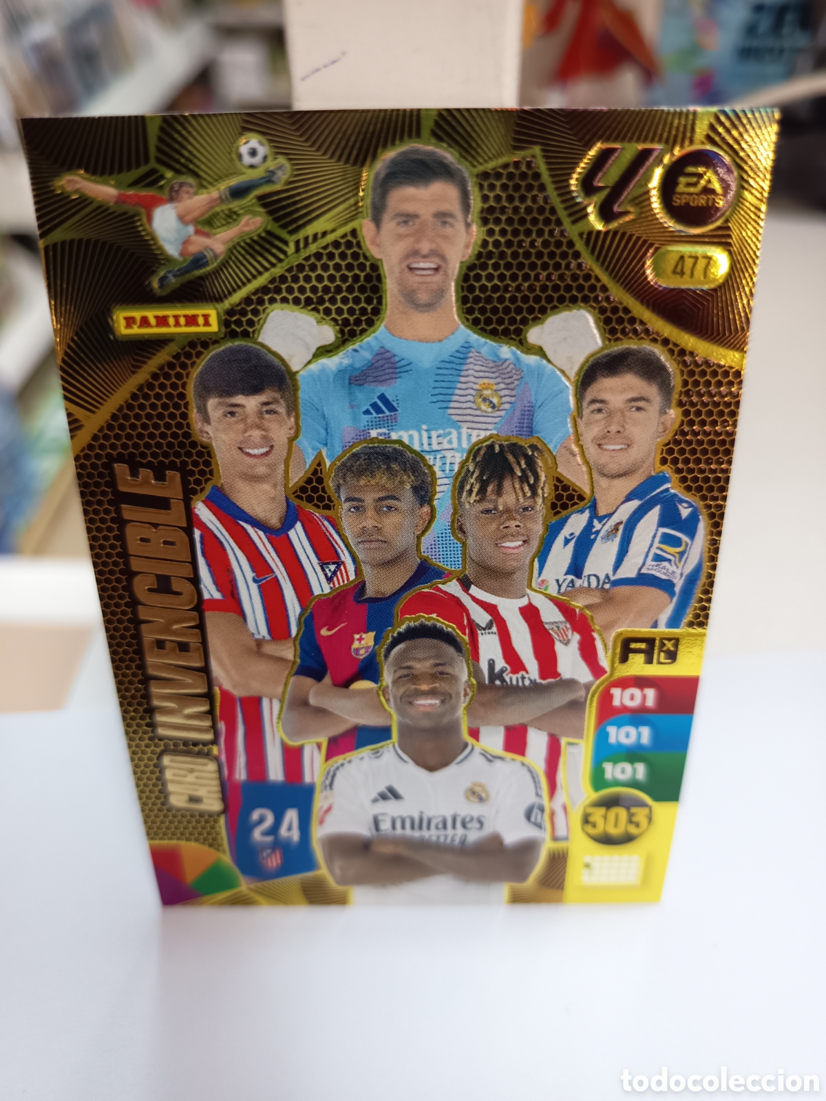 Football Stickers: ADRENALYN 2024 2025 CARD INVENCIBLE YAMAL 477