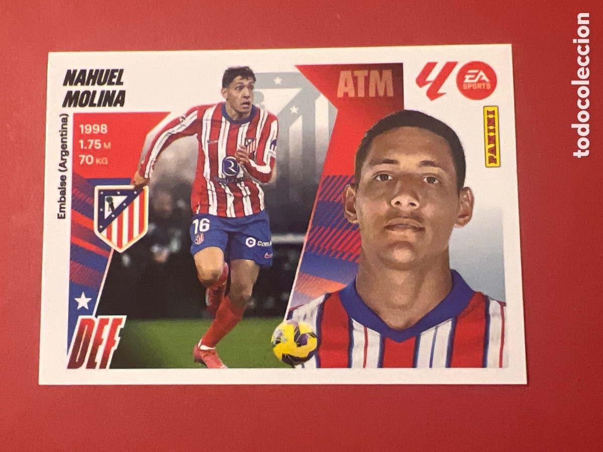 Figurine di Calcio: C2799. CROMO PANINI LIGA ESTE 2025-26 (25 - 26) - N&ordm; 5 - NAHUEL MOLINA - ATL&Eacute;TICO DE MADRID