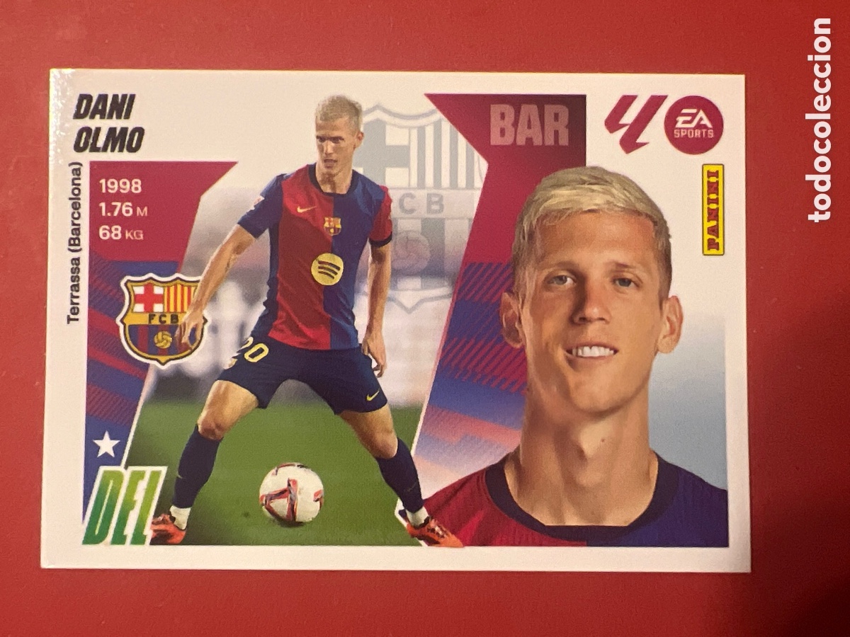 Fu&szlig;ball-Sticker: C2795. CROMO PANINI LIGA ESTE 2025-26 (25 - 26) - N&ordm; 16 - DANI OLMO - BARCELONA