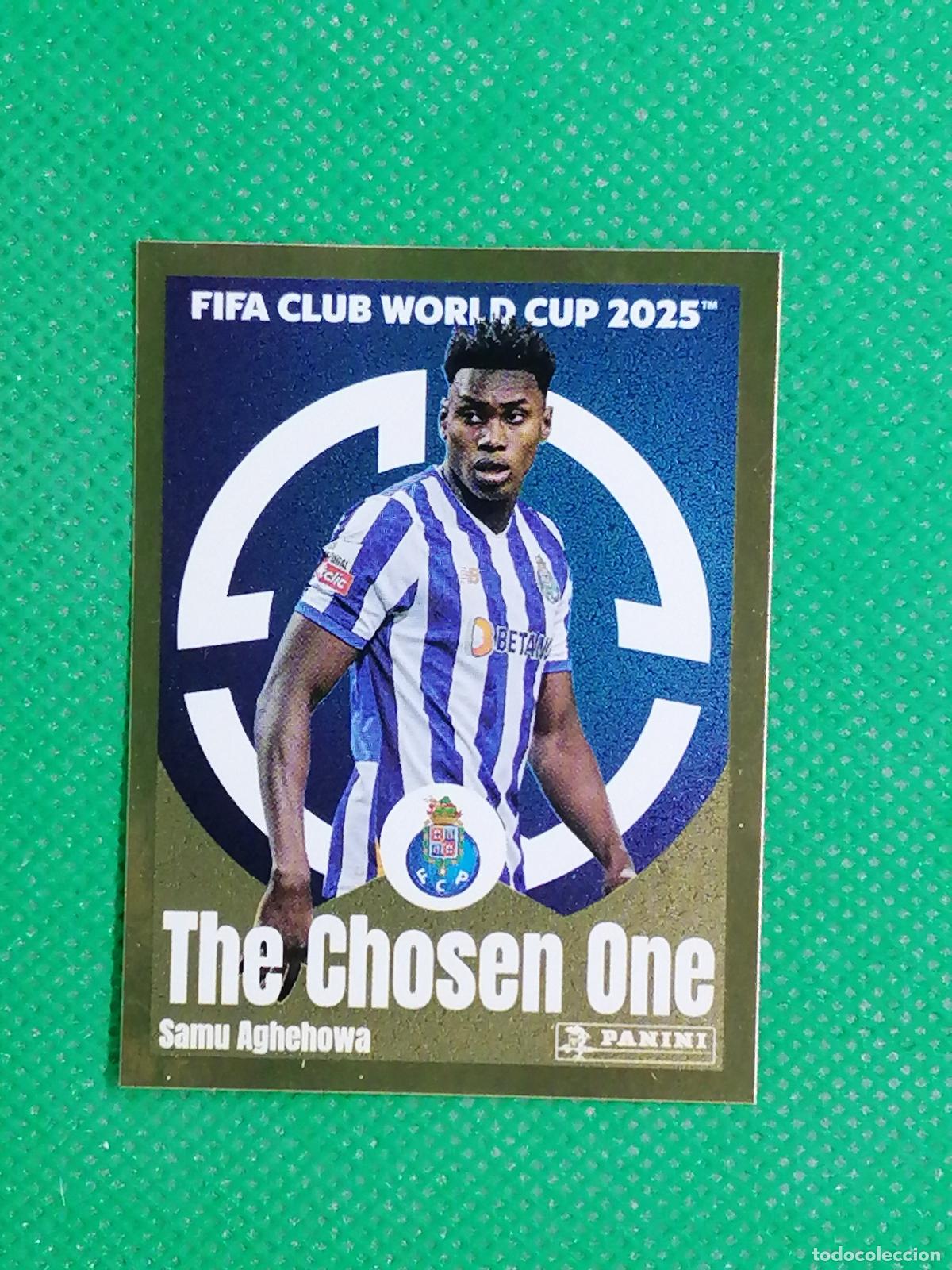 Cromos de f&uacute;tbol: 37 SAMU AGHEHOWA THE CHOSEN ONE OPORTO ⚽ PANINI FIFA CLUB WORLD CUP MUNDIAL CLUBES 2025 25 ⚽