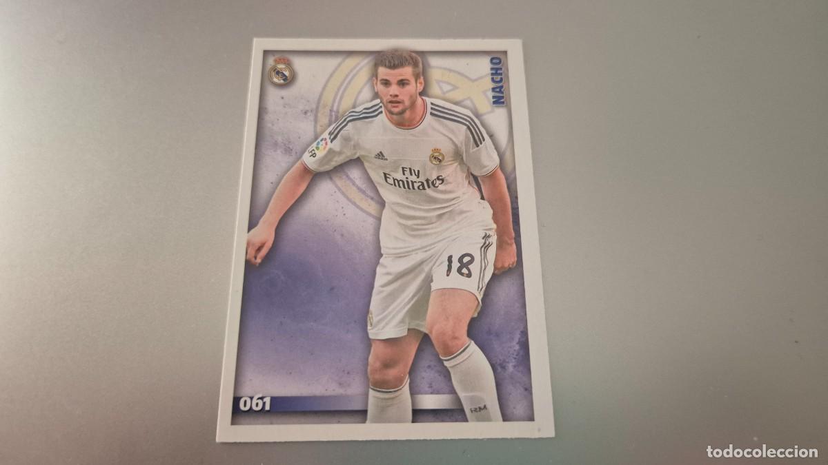 Cromos de Futebol: LOTE MUNDICROMO 2014 2015 LAS FICHAS DE LA LIGA 2015 N&ordm; 61 NACHO DEL REAL MADRID