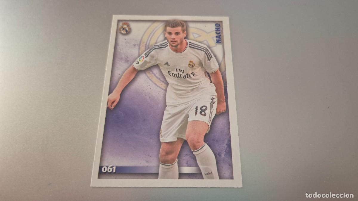 Fu&szlig;ball-Sticker: LOTE MUNDICROMO 2014 2015 LAS FICHAS DE LA LIGA 2015 N&ordm; 61 NACHO DEL REAL MADRID