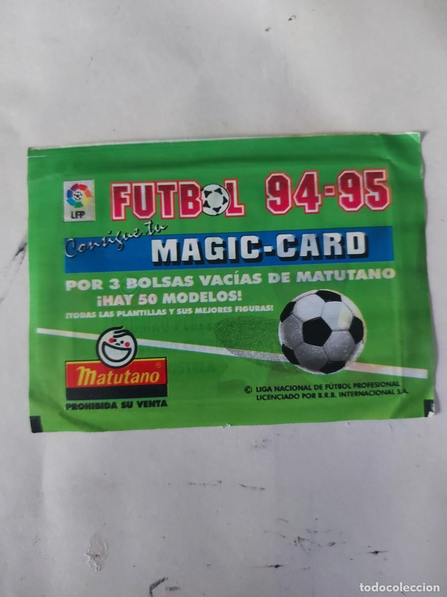 Cromos de f&uacute;tbol: Sobre de cromos sin abrir futbol 94 95 matutano
