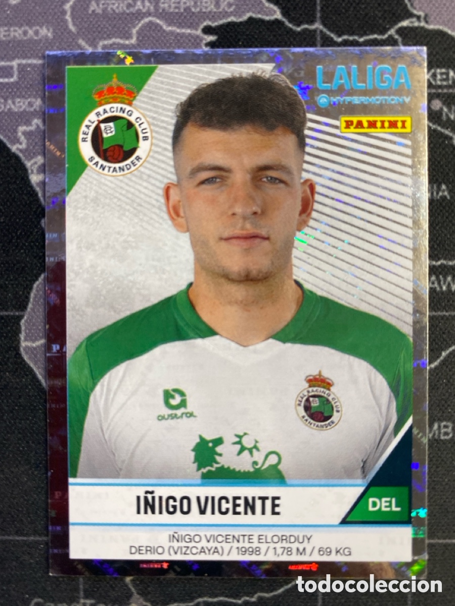 Cromos de F&uacute;tbol: 359 I&Ntilde;IGO VICENTE (RACING SANTANDER) PANINI LIGA HYPERMOTION 2024 2025 24 25