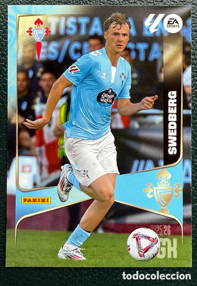 Cromos de F&uacute;tbol: 125 SWEDBERG CELTA DE VIGO FICHAS ALBUM MEGACRACKS 2025 2026 MGK 25 26