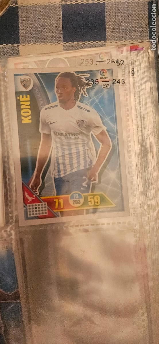 Figurine di Calcio: 237 kone malaga adrenalyn 2016 2017 16 17 trading card