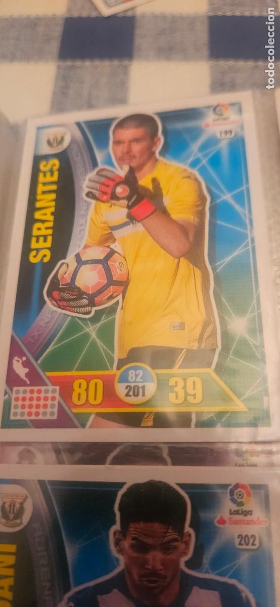Figurine di Calcio: 199 serantes leganes adrenalyn 2016 2017 16 17 trading card
