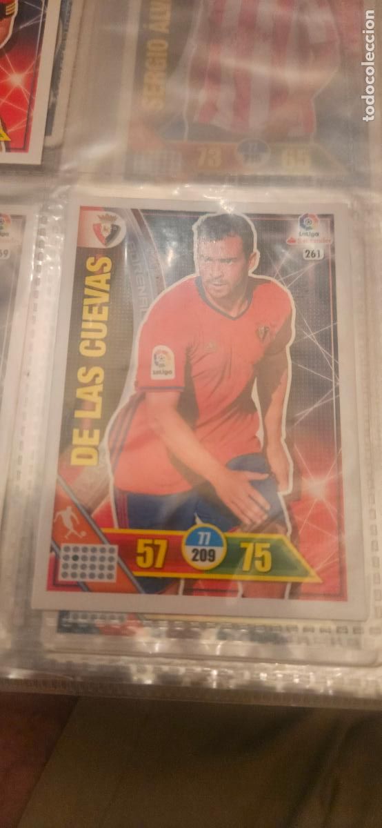 Figurine di Calcio: 261 de las cuevas osasuna adrenalyn 2016 2017 16 17 trading card