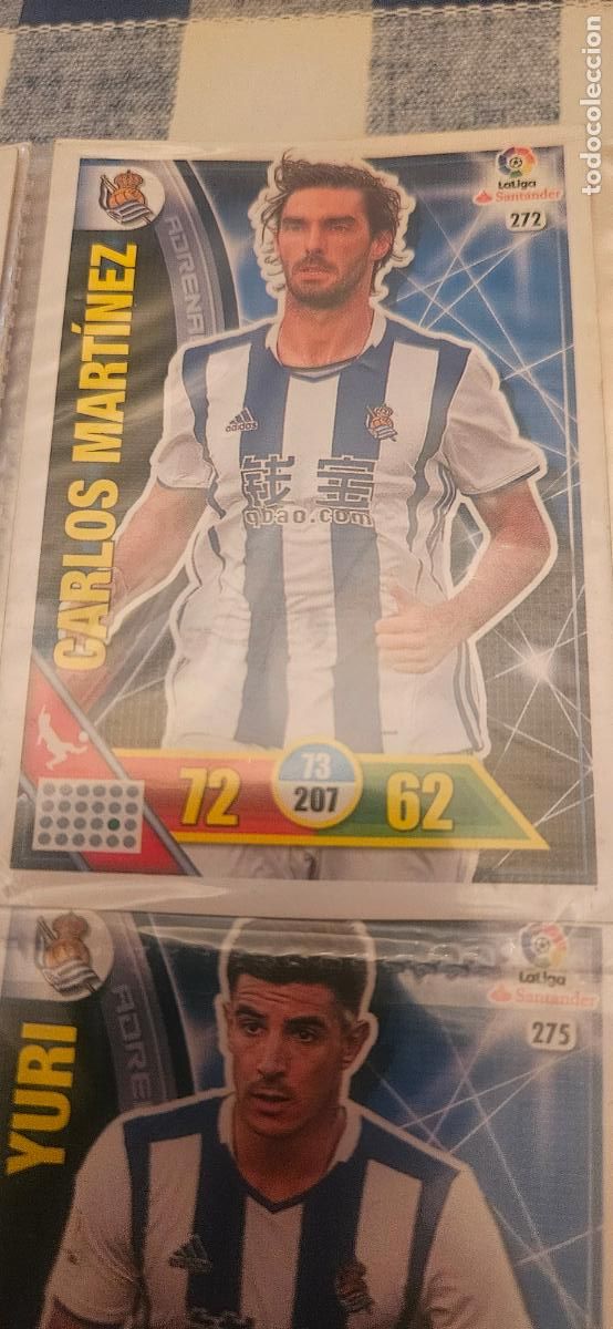 Figurine di Calcio: 272 carlos martinez real sociedad adrenalyn 2016 2017 16 17 trading card