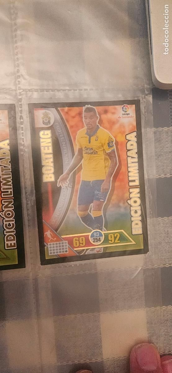 Cromos de f&uacute;tbol: boateng las palmas edicion limitada adrenalyn 2016 2017 16 17 trading card