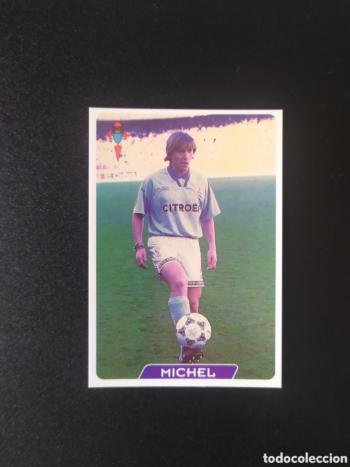 Cromos de F&uacute;tbol: Mundicromo fichas Liga 1995 1996 95 96 Michel Salgado n&deg; 227 Celta Vigo