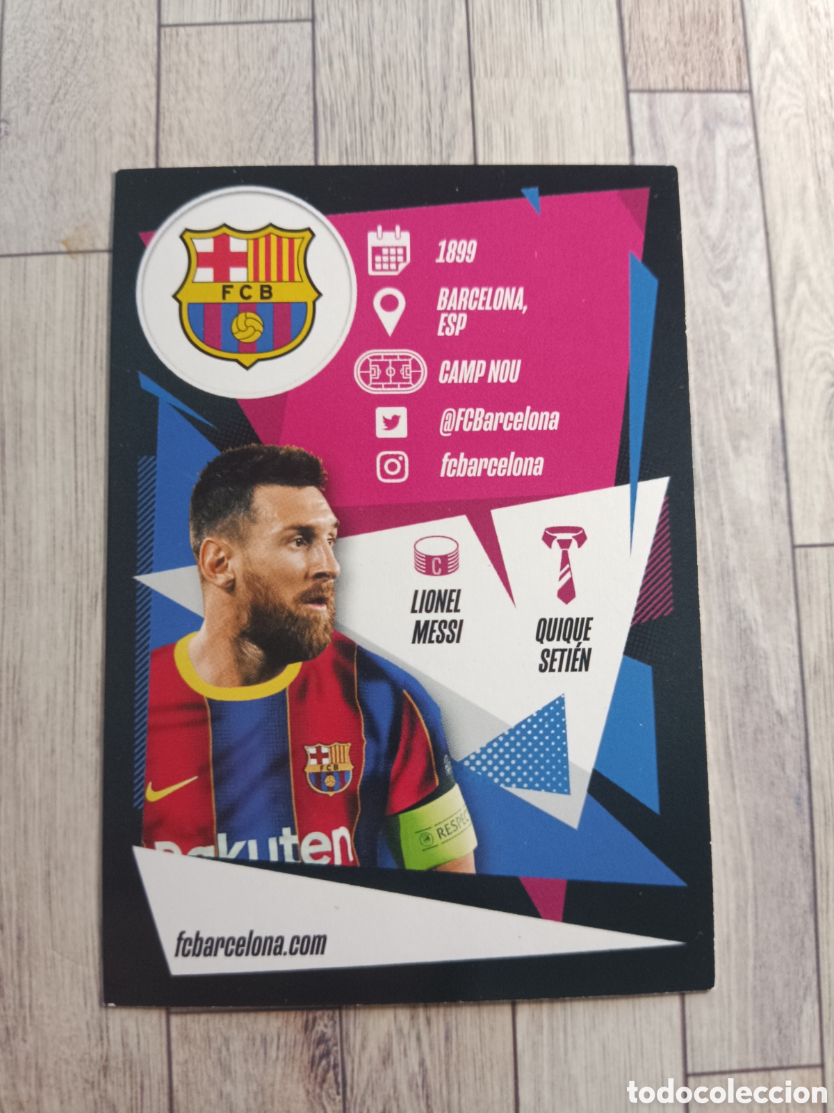 Cromos de F&uacute;tbol: BAR1 ESCUDO LOGO BAR 1 BARCELONA MESSI MATCH ATTAX CHAMPIONS 2020 2021 TOPPS 20 21