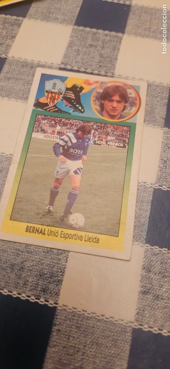 Cromos de f&uacute;tbol: bernal lleida este 1993 1994 93 94 sin pegar