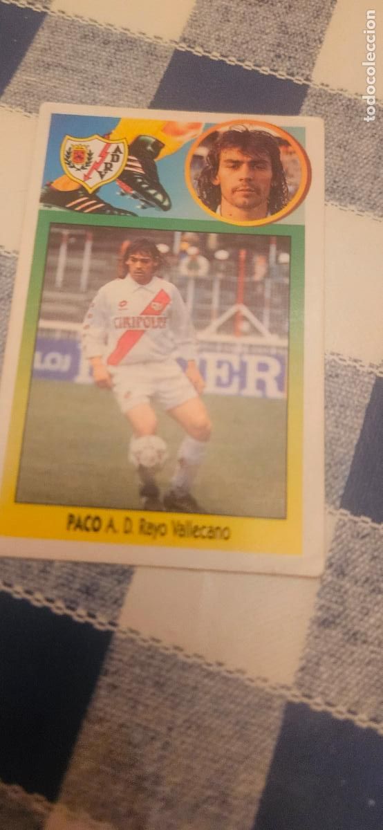 Cromos de Futebol: paco rayo vallecano este 1993 1994 93 94 sin pegar