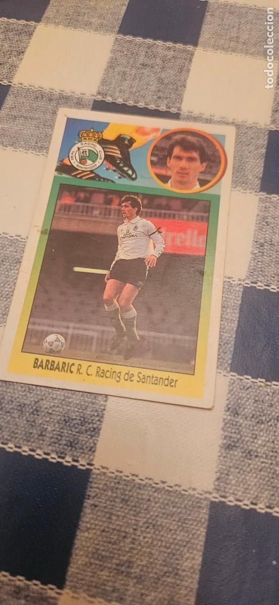 Cromos de f&uacute;tbol: barbaric racing de santander este 1993 1994 93 94 sin pegar
