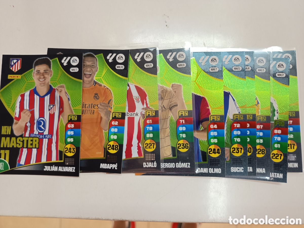 Fu&szlig;ball-Sticker: ADRENALYN 2024 2025 LOTE 11 NEW MASTER MBAPPE JULIAN