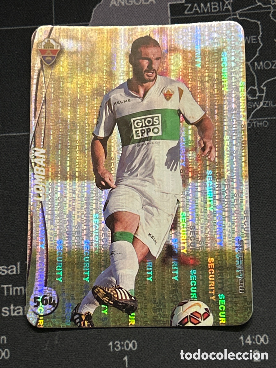 Cromos de Futebol: 564 LOMBAN (ELCHE) TOP SECURITY MUNDICROMO 2014 2015 14 15