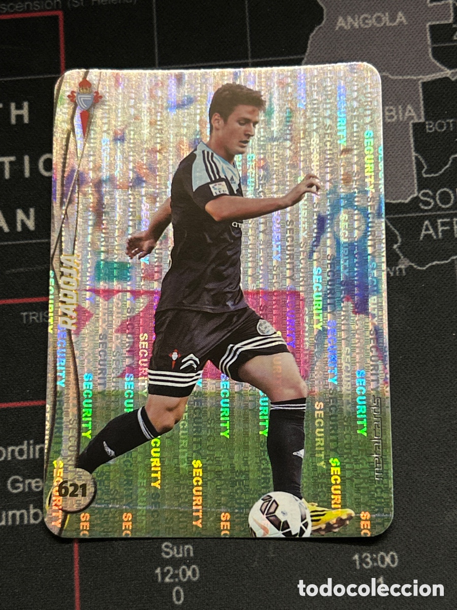 Cromos de F&uacute;tbol: 621 RADOJA (CELTA VIGO) TOP SECURITY MUNDICROMO 2014 2015 14 15