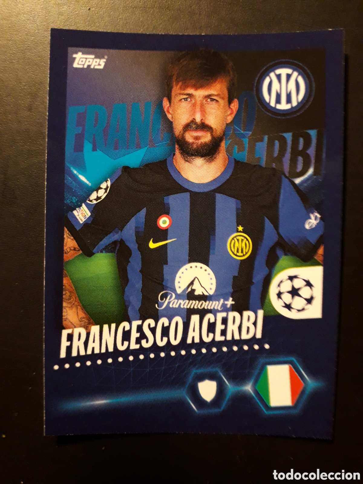 Cromos de f&uacute;tbol: F ACERBI INTER DE MIL&Aacute;N N&deg; 168 UEFA CHAMPIONS LEAGUE SEASON TOPPS 23 24 2023 2024 PEDIDO M&Iacute;NIMO 3&euro;.
