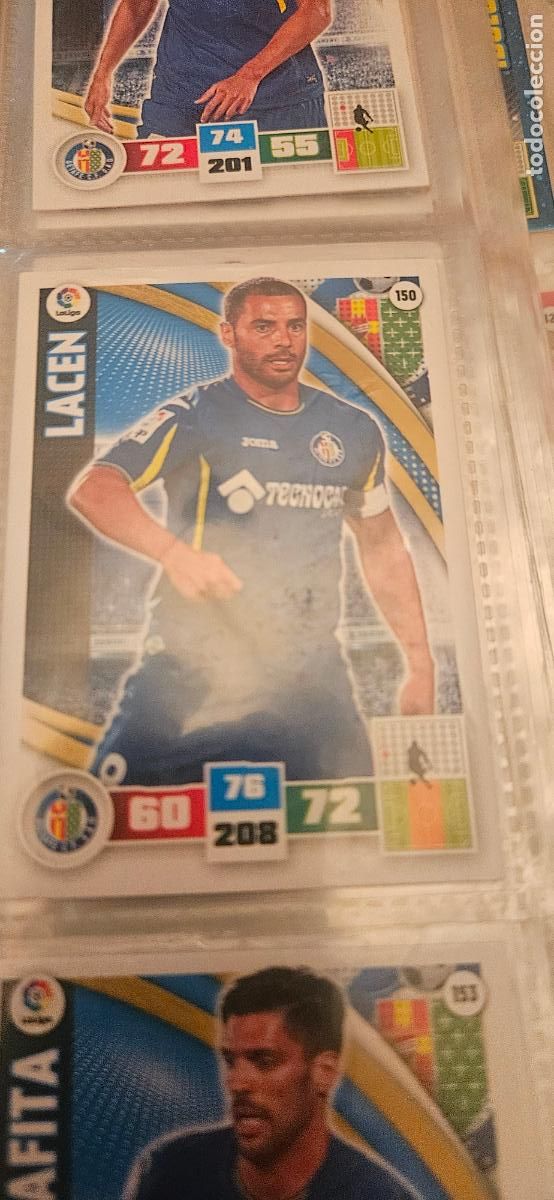 Fu&szlig;ball-Sticker: 150 lacen getafe adrenalyn 2015 2016 15 16 trading card