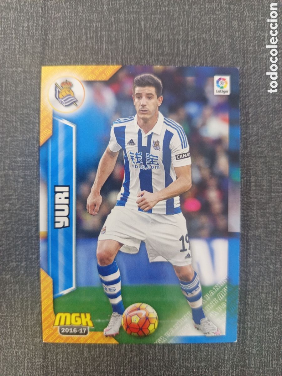 Cromos de F&uacute;tbol: ❇️ CROMO CARD YURI REAL SOCIEDAD 415 16 17 2016 2017 MGKS MEGACRACKS ❇️