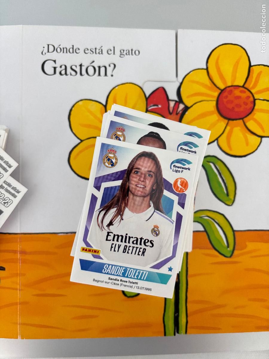 Figurine di Calcio: 228 SANDIE TOLETTI REAL MADRID LIGA F FEMENINA 2022 2023 22 23 SIN PEGAR COMO NUEVO - LIGA F 22 23