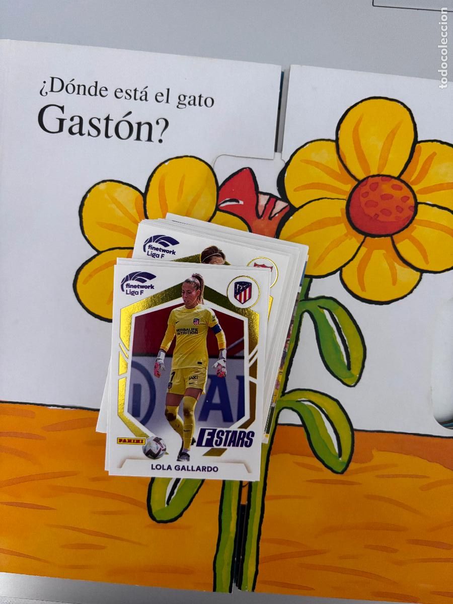 Cromos de f&uacute;tbol: 340 F STARS LOLA GALLARDO ATLETICO DE MADRID LIGA F FEMENINA 2022 2023 22 23 SIN PEGAR COMO NUEVO -
