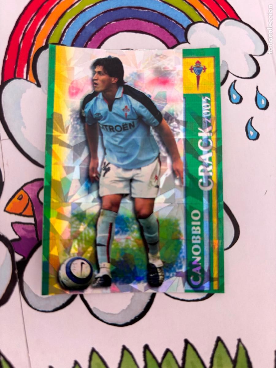 Fu&szlig;ball-Sticker: 511 CANOBBIO CELTA CRACK 2005 BRILLO TRIANGULOS FICHAS DE LA LIGA 2005 2006 05 06 MUNDICROMO - MUNDI