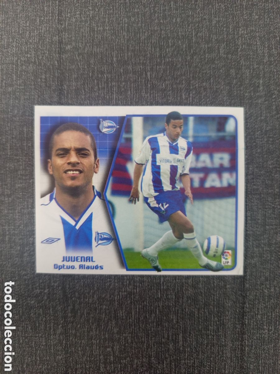 Cromos de F&uacute;tbol: ❇️ CROMO STICKER JUVENAL ALAV&Eacute;S 05 06 2005 2006 ESTE PANINI DESPEGADO POR ARRIBA ❇️