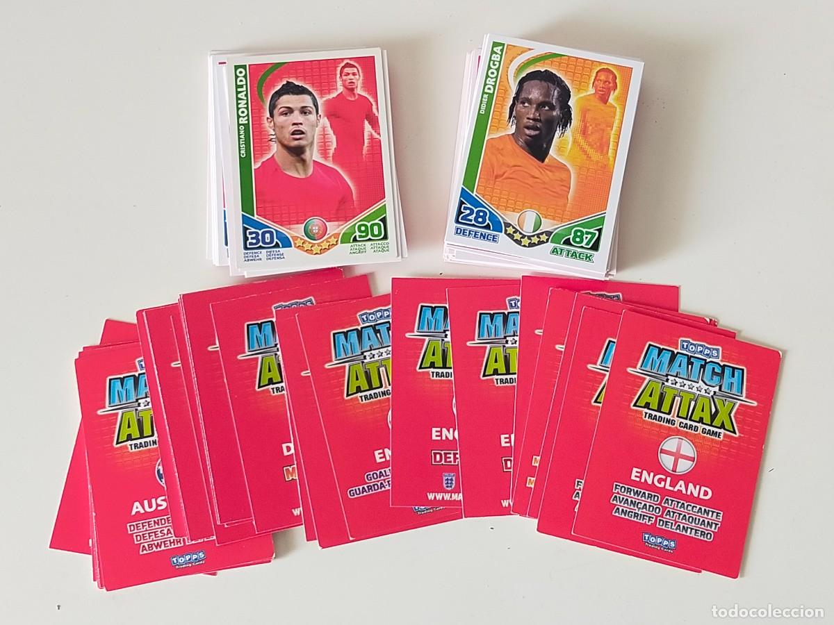 Cromos de Futebol: TOPPS MATCH ATTAX. Mundial Sud&aacute;frica 2010 - Lote de cromos.