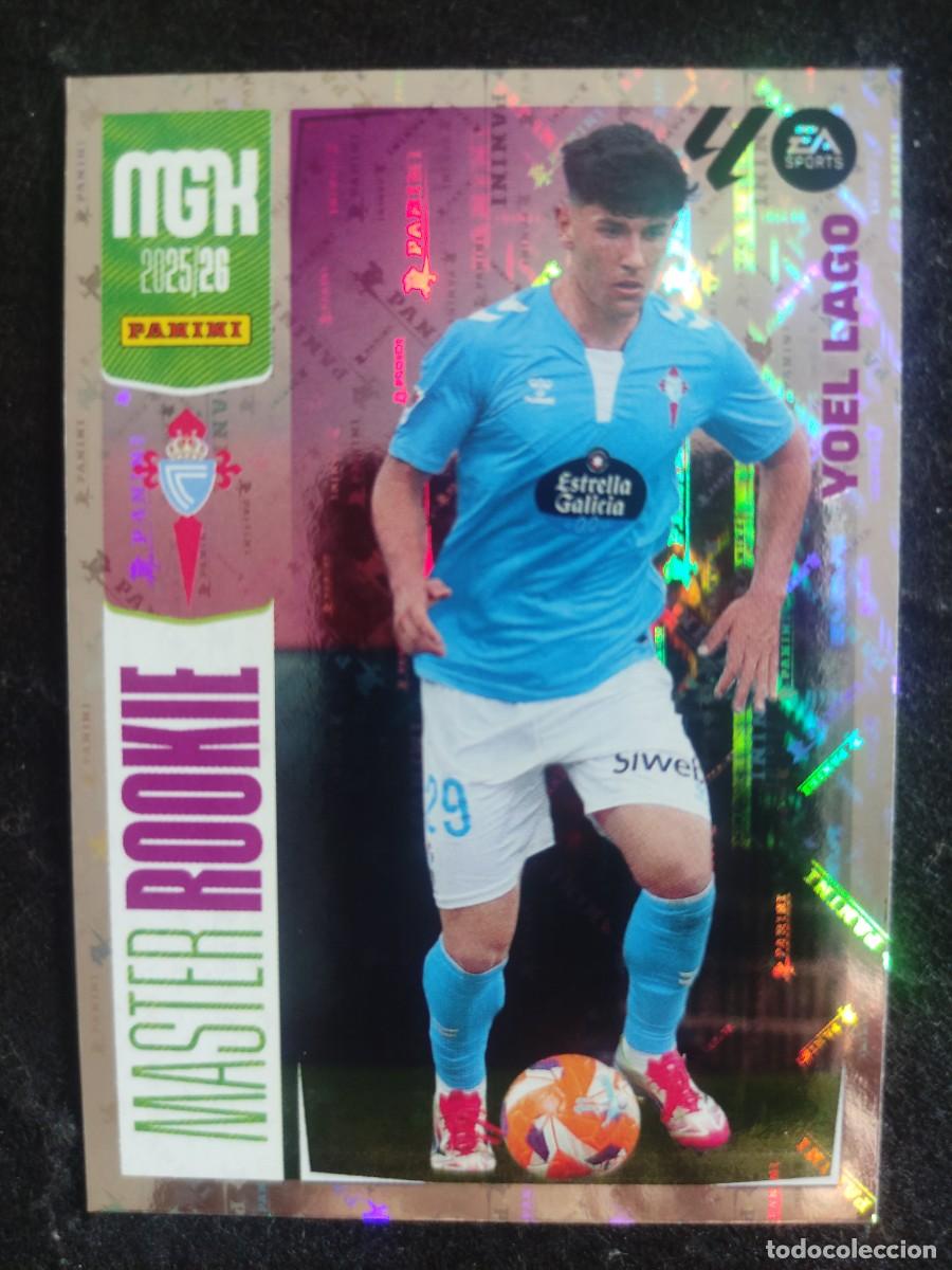 Cromos de F&uacute;tbol: MGK 2025/26. #423 YOEL LAGO &rdquo;MASTER ROOKIE&rdquo;. CELTA DE VIGO