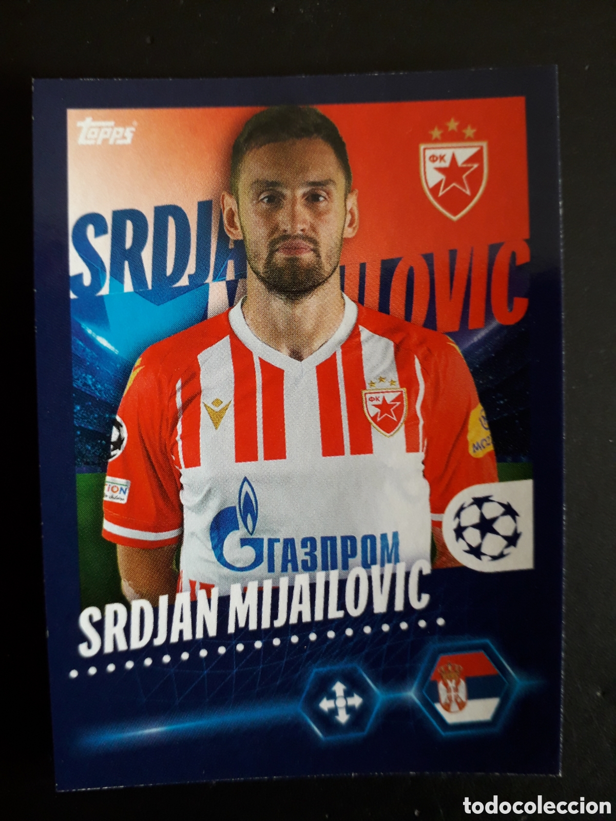 Cromos de Futebol: MIJAILOVIC ESTRELLA ROJA N&deg; 284 UEFA CHAMPIONS LEAGUE SEASON TOPPS 23 24 2023 2024 PEDIDO M&Iacute;NIMO 3&euro;.