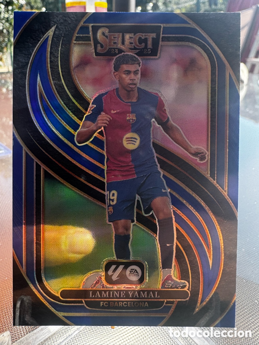 Cromos de F&uacute;tbol: Select soccer 24-25 Lamine Yamal Mezzanine blue