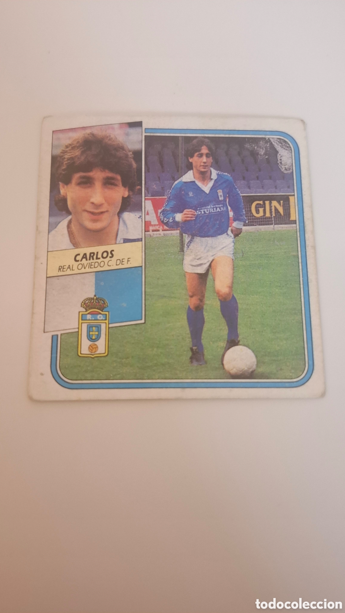 Fu&szlig;ball-Sticker: CARLOS OVIEDO FICHAJE 6 LIGA ESTE 1989/90 89 90 SIN PEGAR