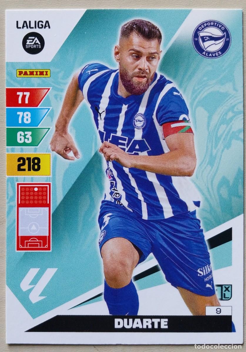 Figurine di Calcio: 9 DUARTE DEPORTIVO ALAVES FICHAS ALBUM ADRENALYN XL 2023 2024 23 24