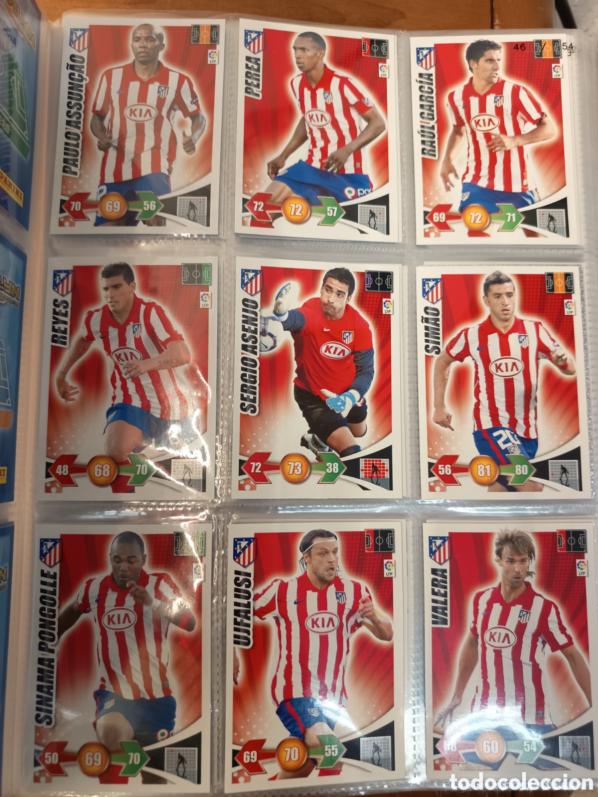 Cromos de Futebol: ADRENALYN 2009 2010 PLANTILLA DEL ATHLETIC DE MADRID BASICA 18 CROMOS CON STAR INCLUIDAS