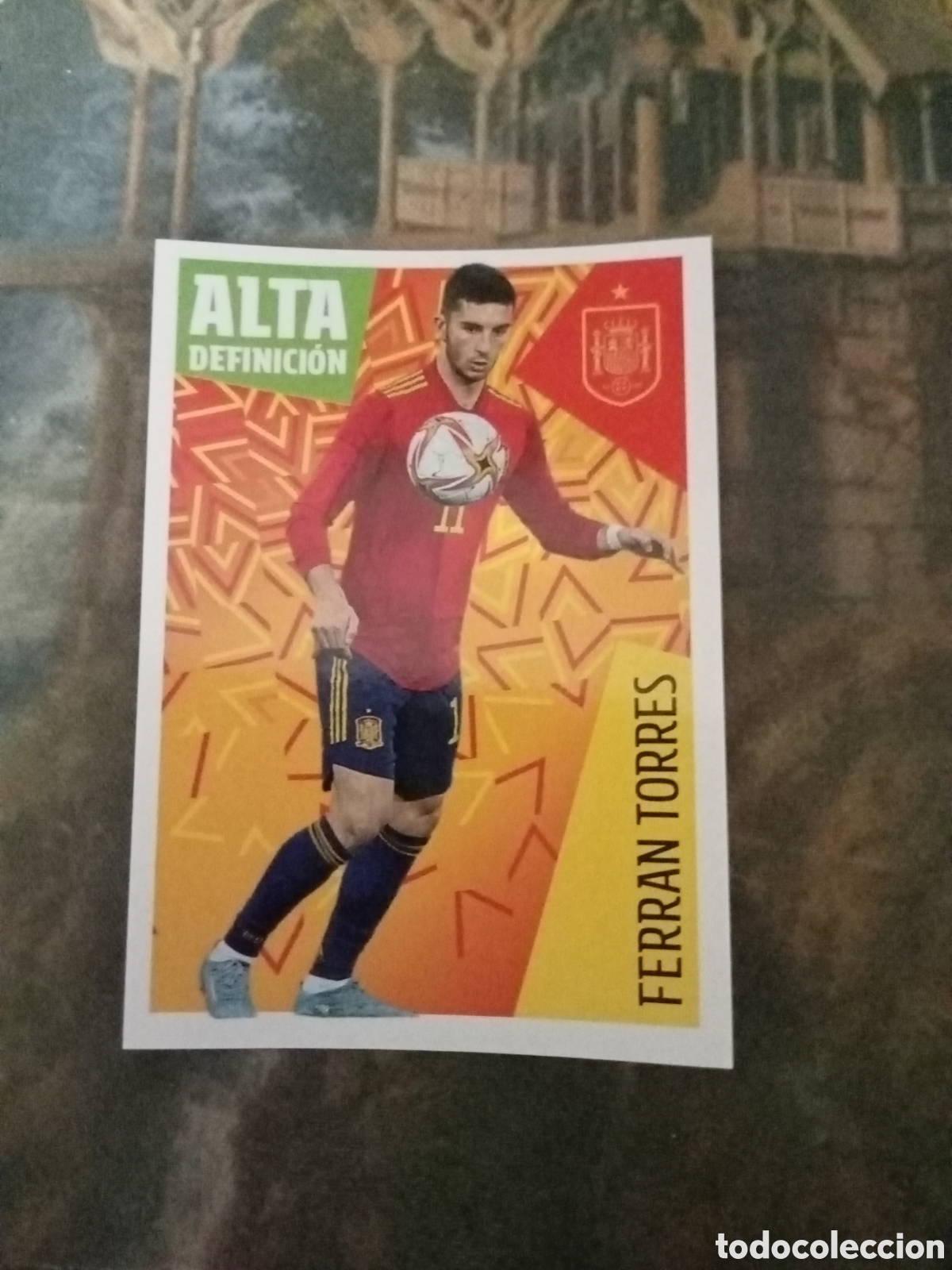 Figurine di Calcio: Cromo N&ordm;38 los &iacute;dolos &rdquo;la roja&rdquo; Ferran Torres
