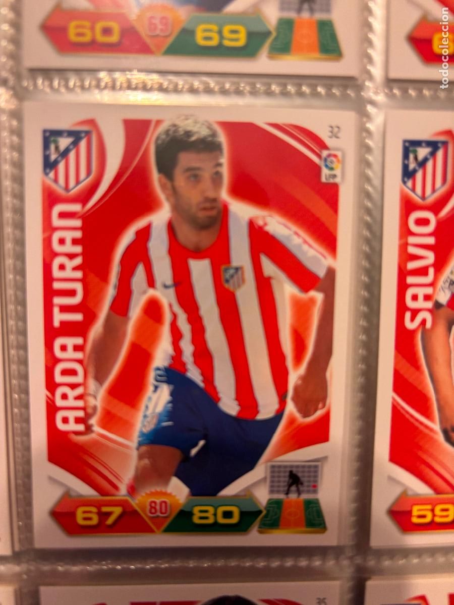 Fu&szlig;ball-Sticker: 32 ARDA TURAN ATLETICO DE MADRID ADRENALYN XL 2011 2012 11 12 CROMO CARD PANINI SIN PEGAR - ADRENALY