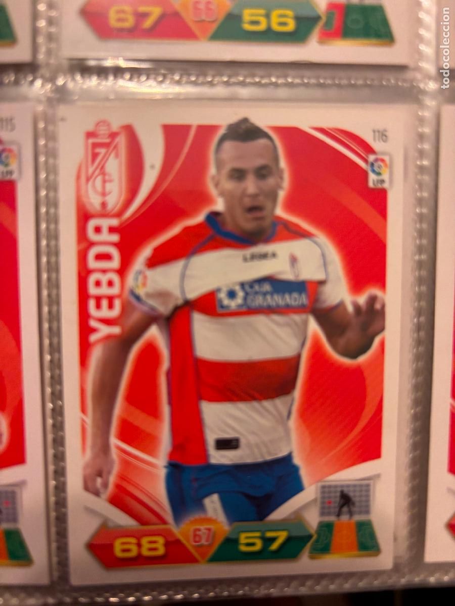Fu&szlig;ball-Sticker: 116 YEBDA GRANADA ADRENALYN XL 2011 2012 11 12 CROMO CARD PANINI SIN PEGAR - ADRENALYN
