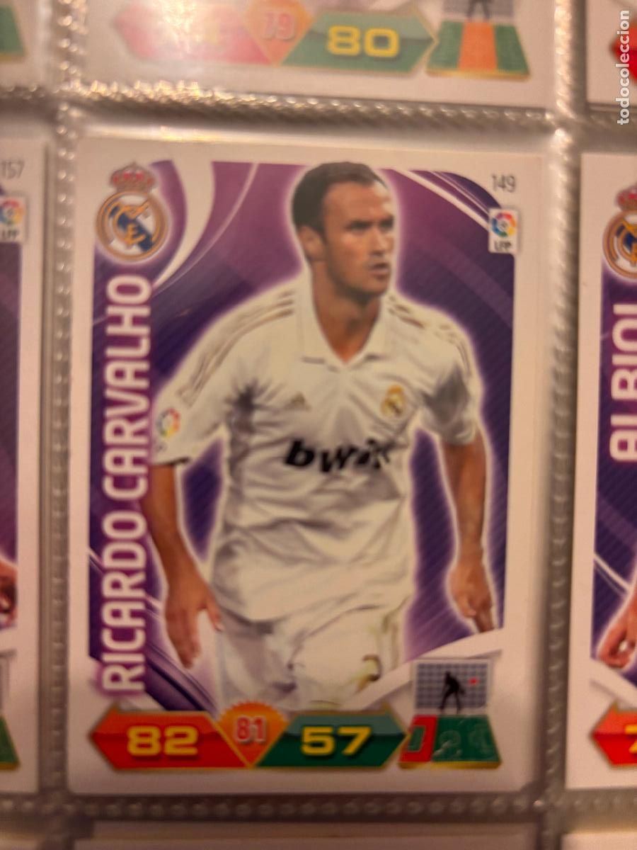 Football Stickers: 149 RICARDO CARVALHO REAL MADRID ADRENALYN XL 2011 2012 11 12 CROMO CARD PANINI SIN PEGAR - ADRENALY