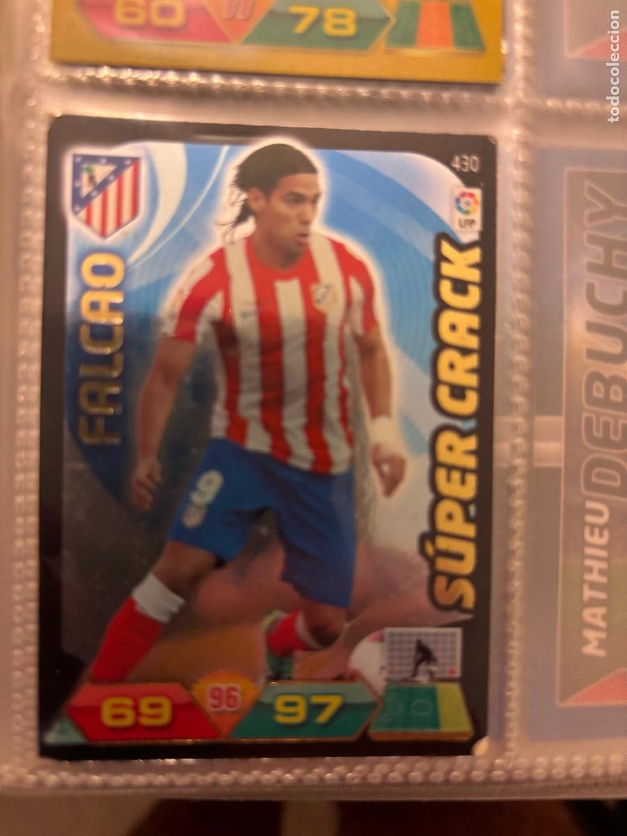 Figurine di Calcio: 430 FALCAO SUPERCRACK ADRENALYN XL 2011 2012 11 12 CROMO CARD PANINI SIN PEGAR IDOLO ESQUINA MAL - A