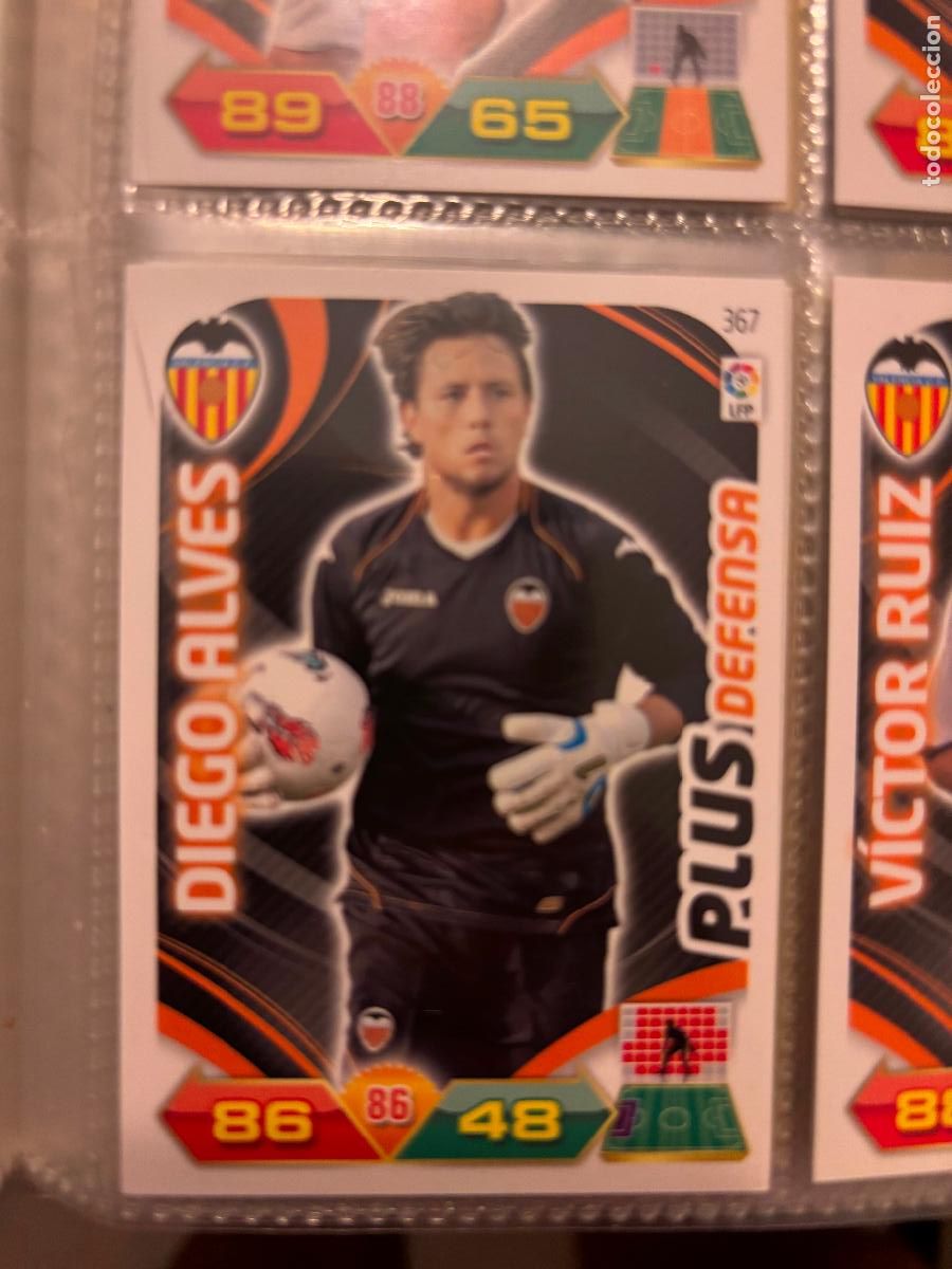 Cromos de Futebol: 367 DIEGO ALVES VALENCIA ADRENALYN XL 2011 2012 11 12 CROMO CARD PANINI SIN PEGAR STAR PLUS DEFENSA